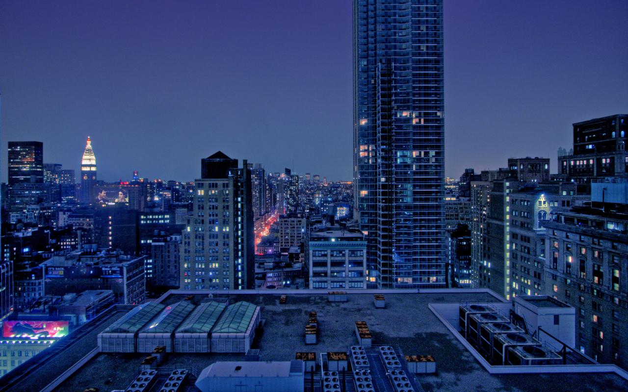 City Roof Tops Desktop Pc And Mac Wallpaper