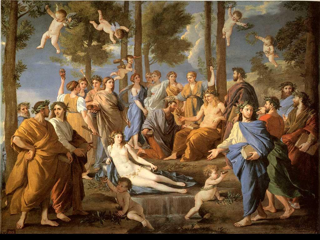 Apollo And Muses Greek Mythology Wallpaper