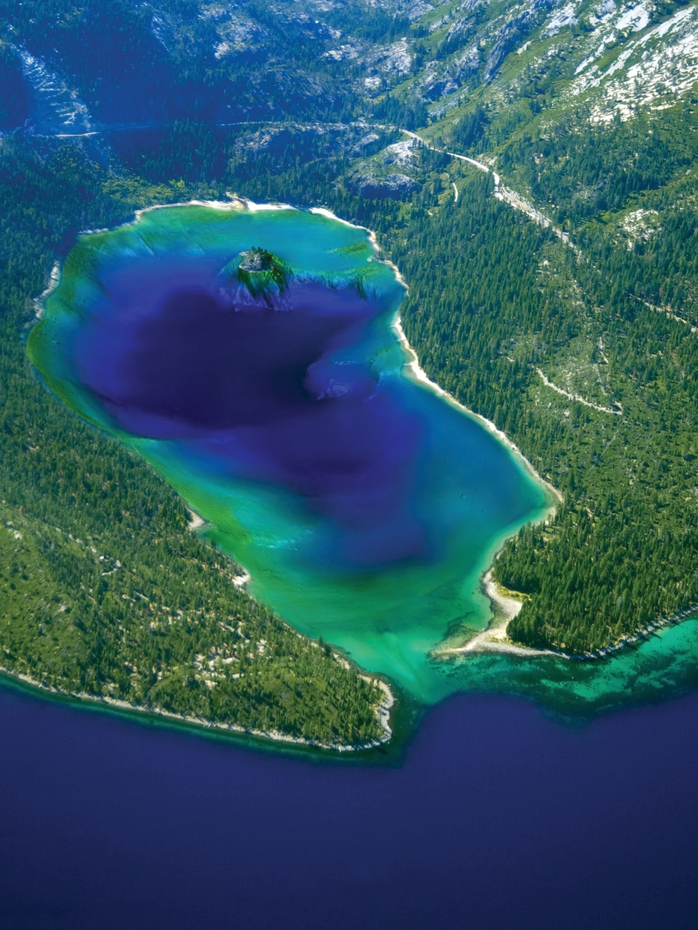 Emerald Bay Lake Tahoe California Digital Image Created By Brent