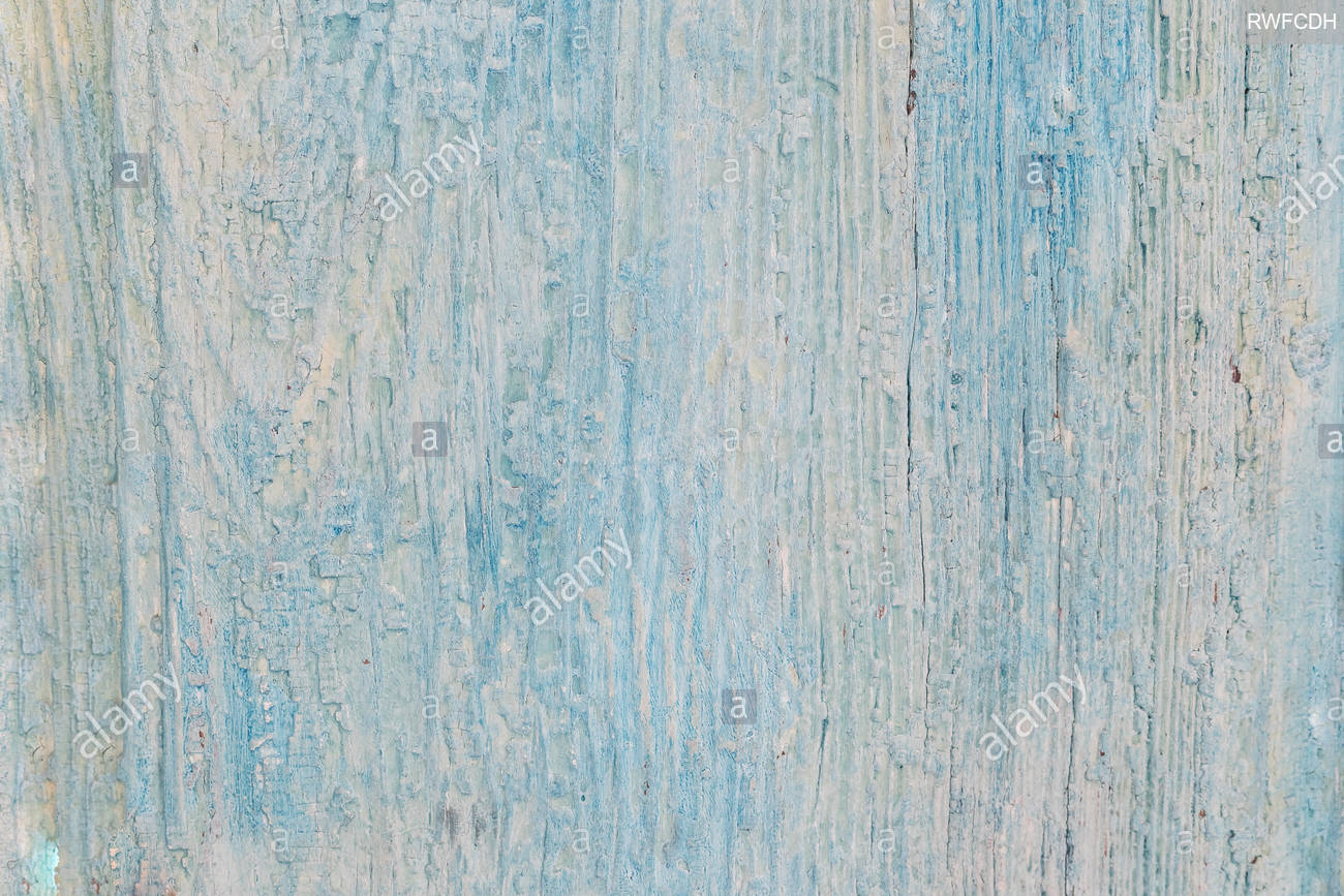 Pale Blue Wood Planks Texture Or Background Vintage