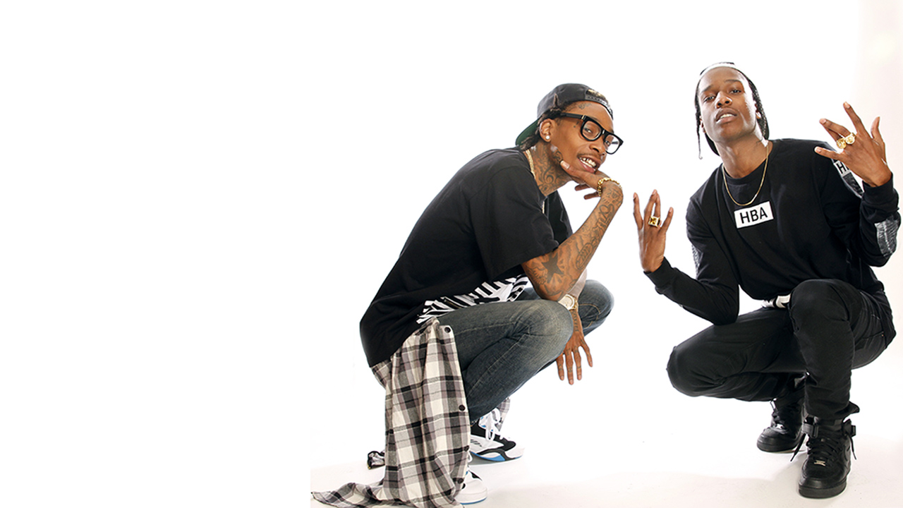 Wiz Khalifa And A Ap Rocky Exclusive Blowin Smoke One