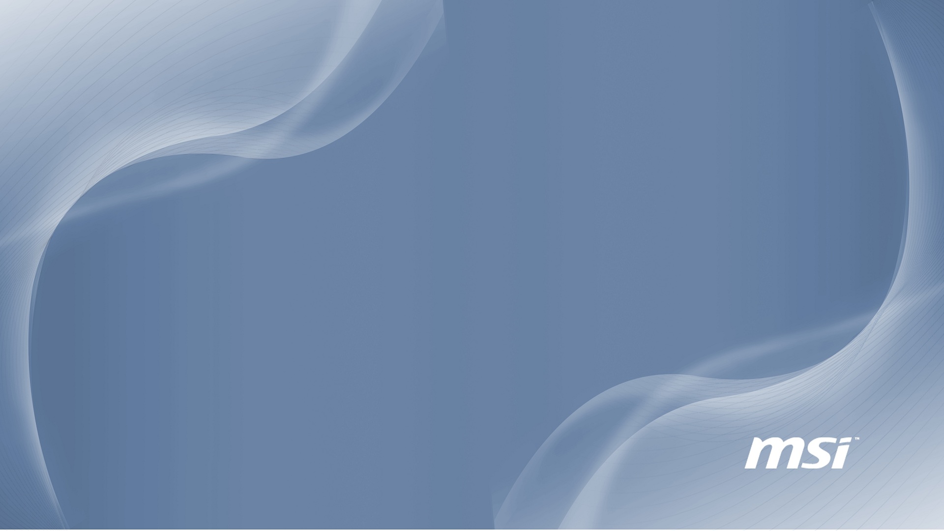 Netbook Msi Wallpaper 1920x1080   Blue HD Desktop Background
