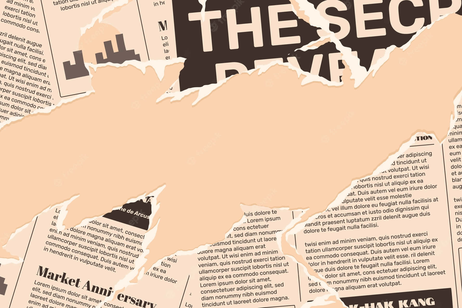 Vintage Newspaper Wallpaper