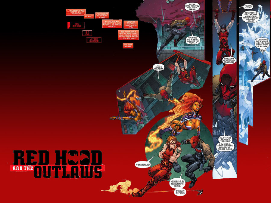 Wallpaper Of Red Hood And The Outlaws By Clampgana