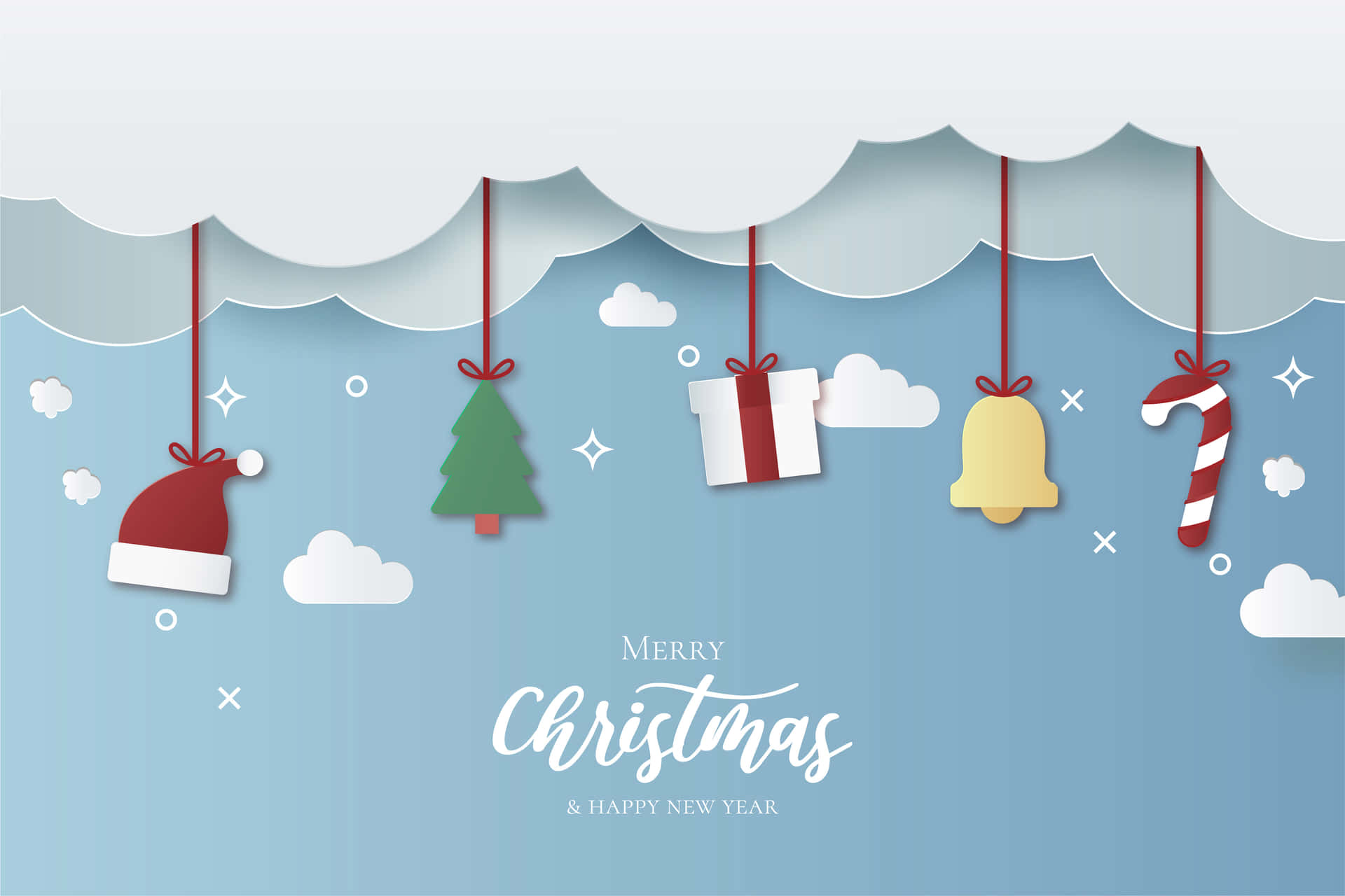 Cute Simple Christmas Wallpaper