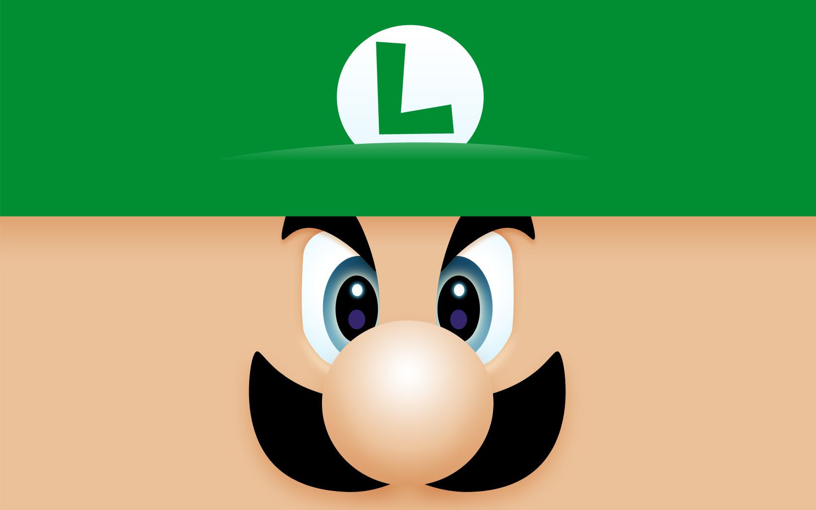 Luigi Face Wallpaper Super Mario