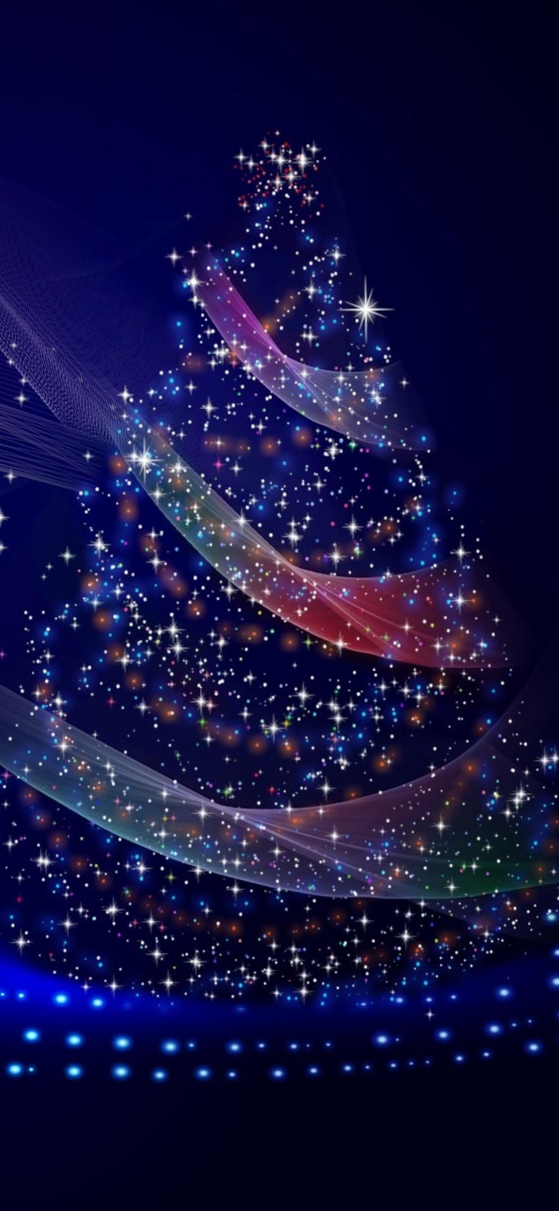 Christmas Tree Illustrations iPhone Xs