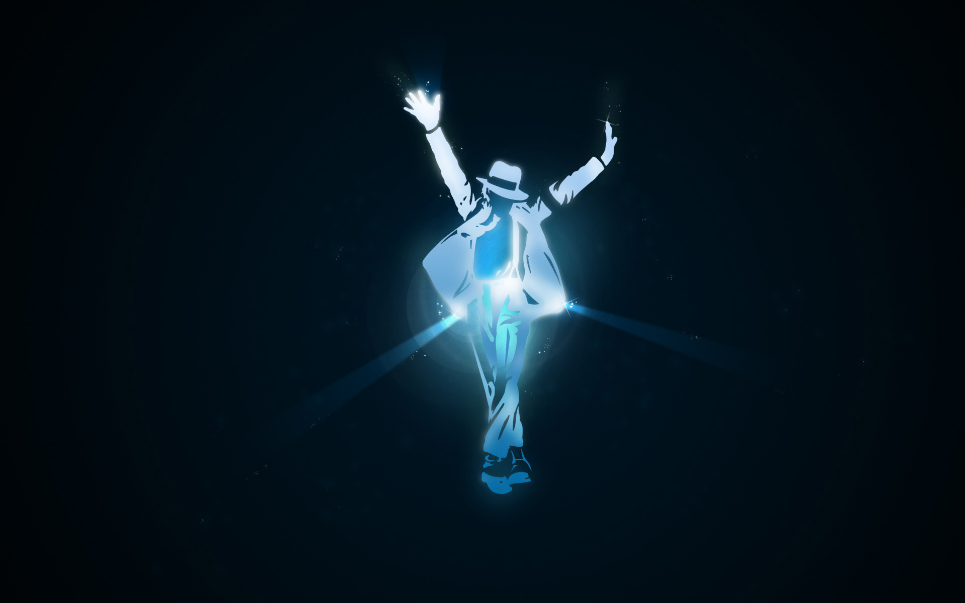 Download Michael Jackson silhouette 1920x1200 Wallpaper