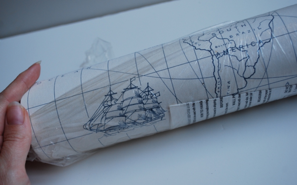 Details About Imperial Wallcoverings Nautical Chart Map Wallpaper