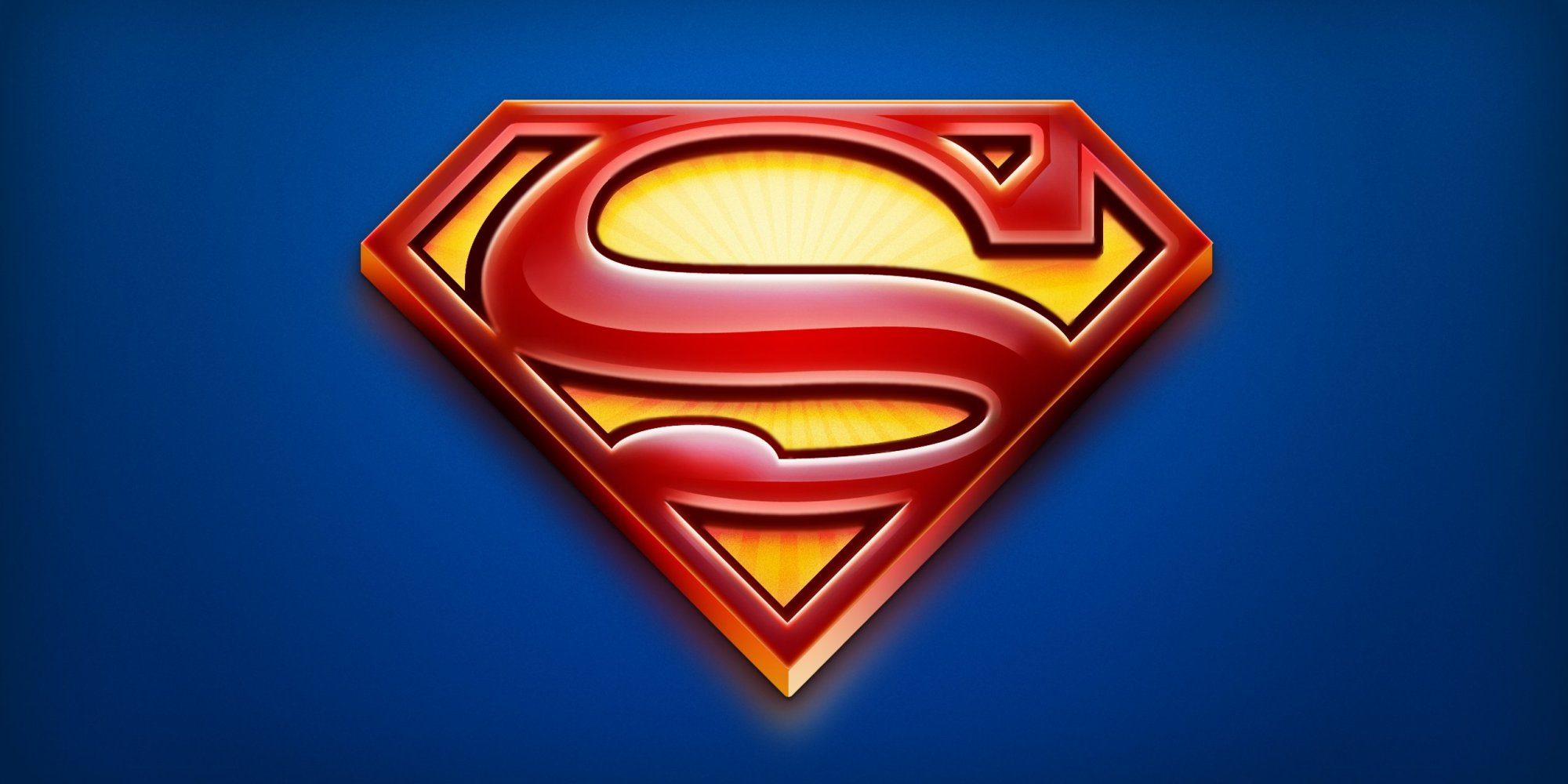 Superman Logo HD Widescreen Wallpaper
