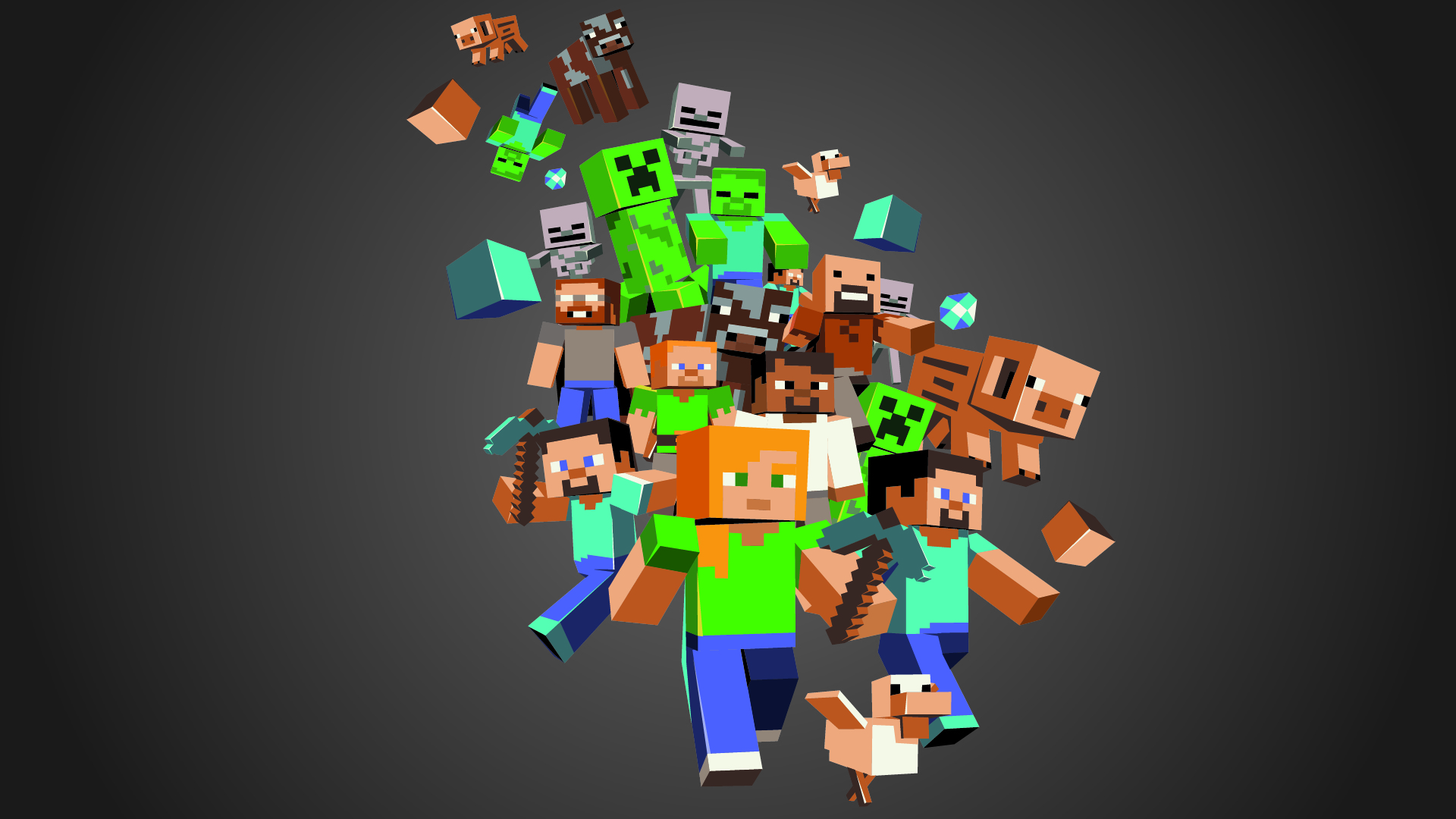 World Of Minecraft HD Wallpaper