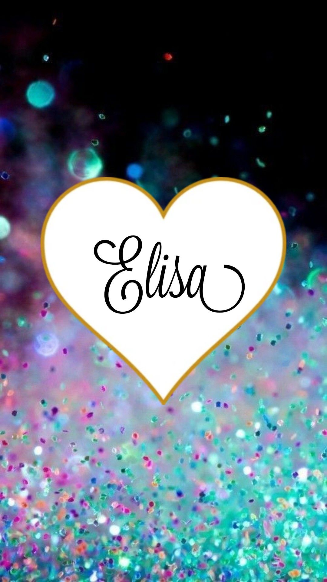 Ella Wallpaper With Glitters And Stars