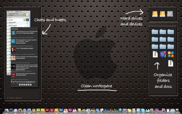 Awesome Apple Desktop Organizer Wallpaper Design News