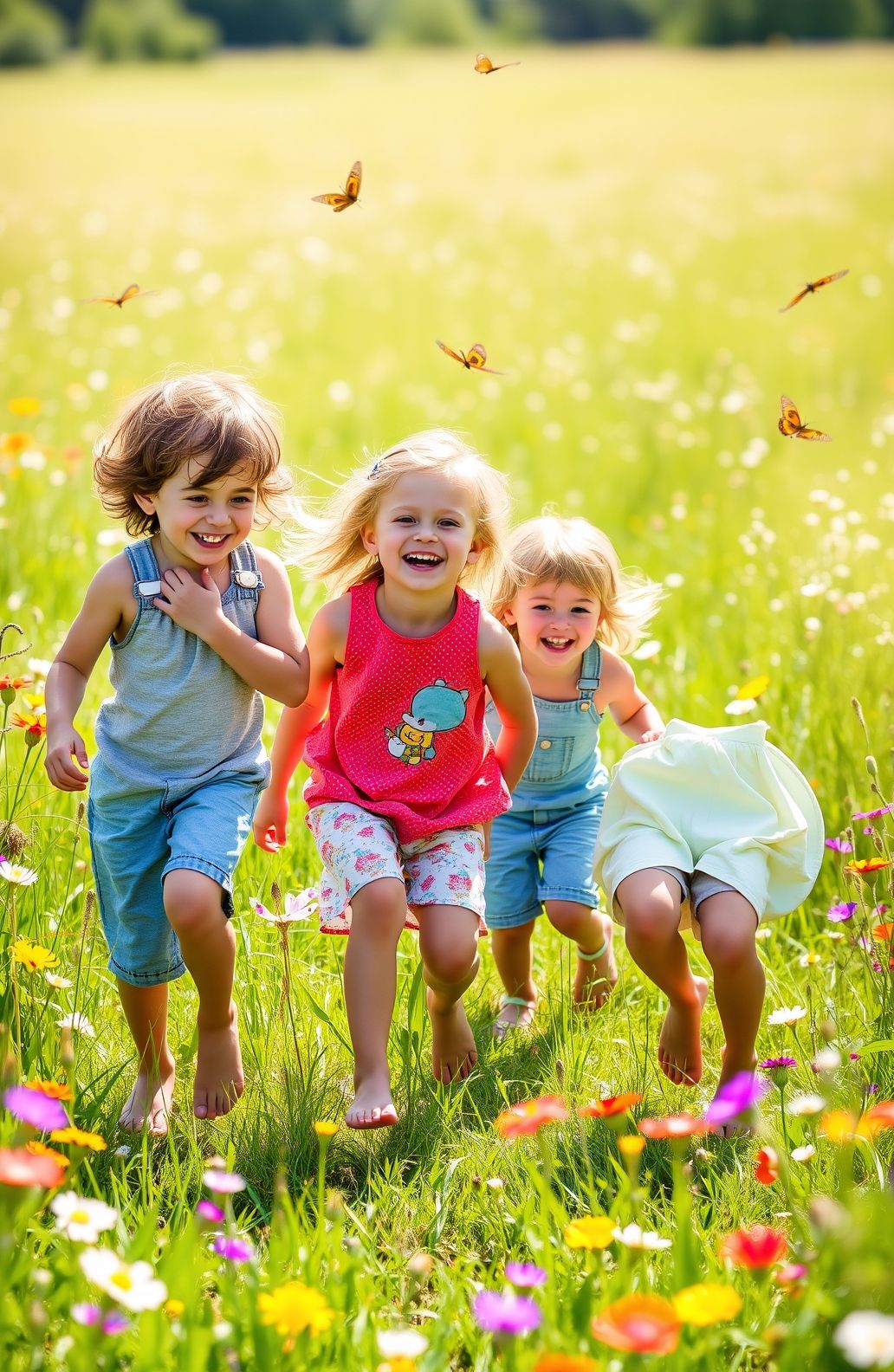 Barefoot Kids Wallpaper