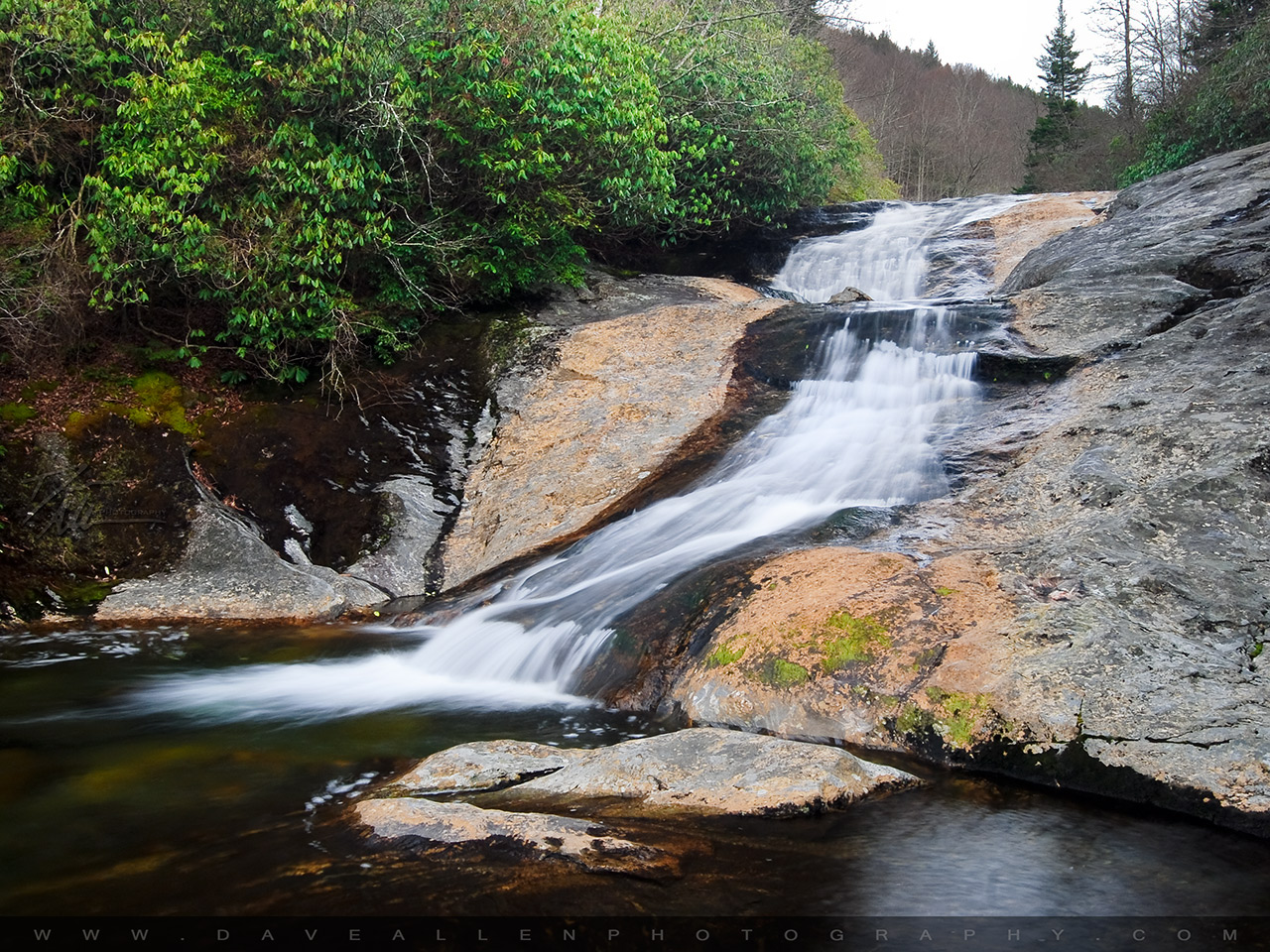Blue Ridge Parkway Waterfall Desktop Wallpaper Landscape