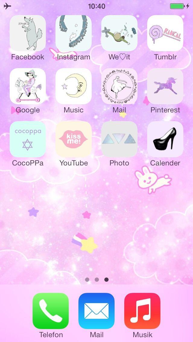 My iPhone Home Screen Made With Cocoppa Cute