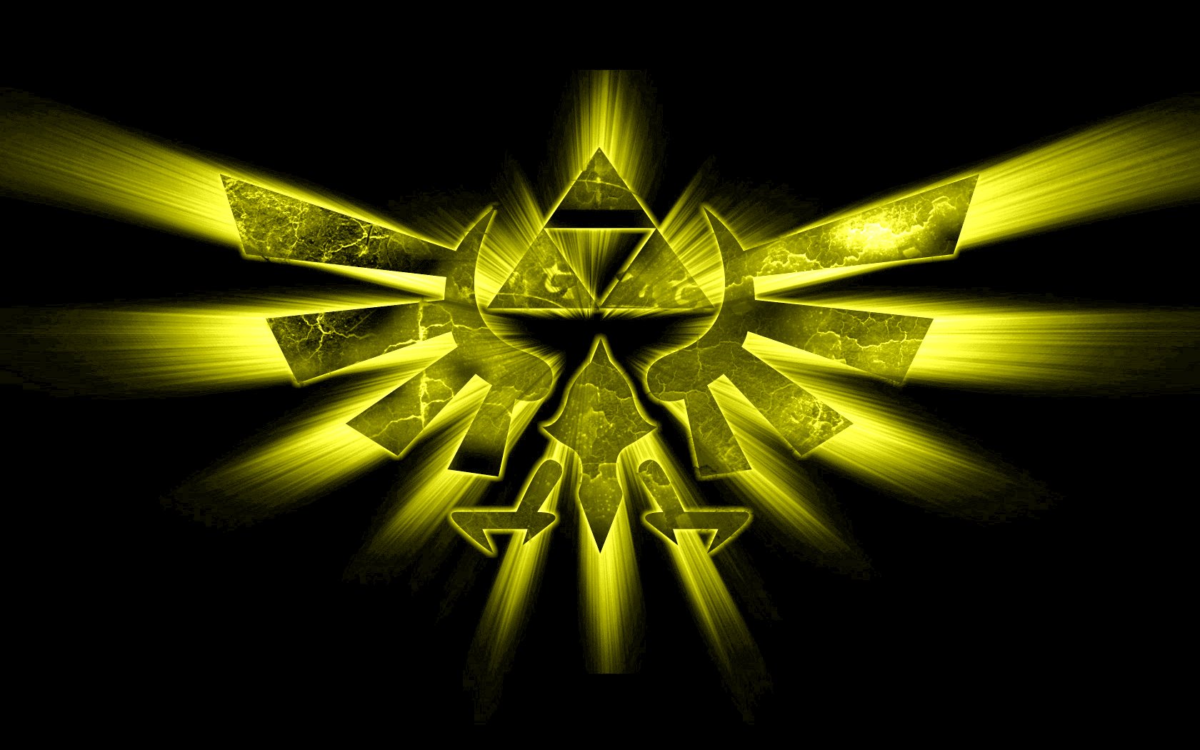 Triforce The Legend of Zelda wallpaper 1680x1050 262336