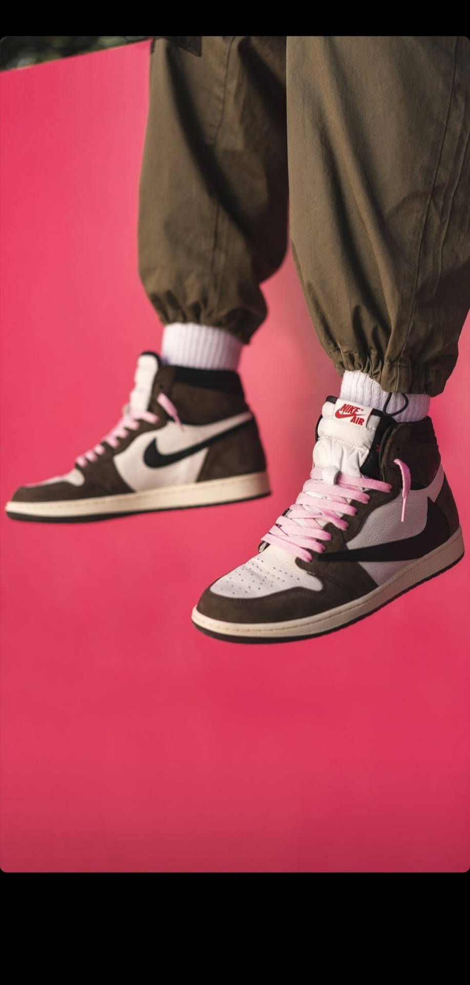 Stylish Photograph Of Nike Jordan Wallpaper