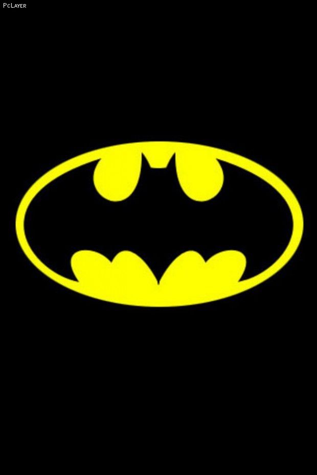 Image Detail For Batman Logo Yellow Black iPhone Wallpaper