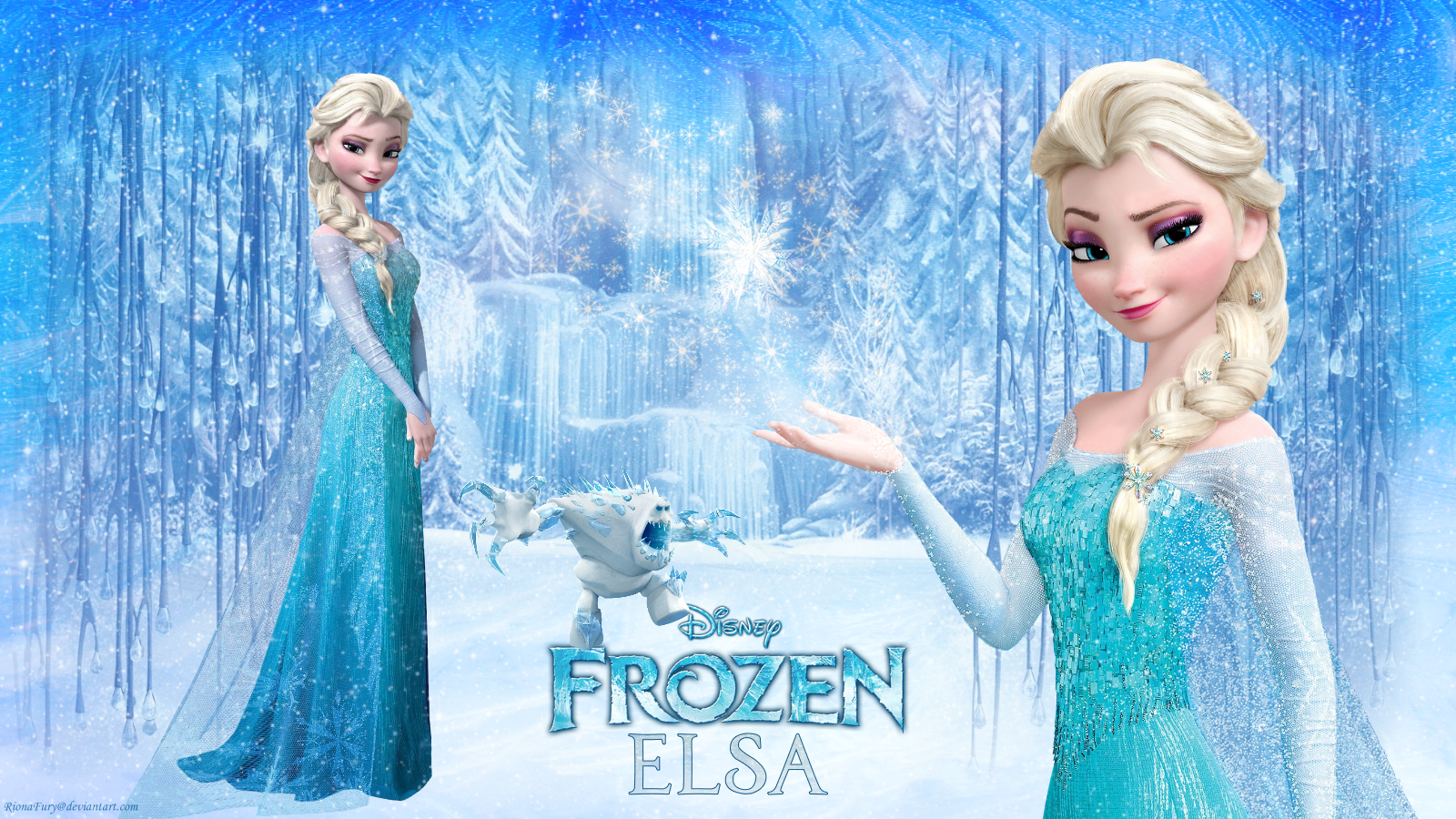 Frozen Elsa The Snow Queen Wallpaper