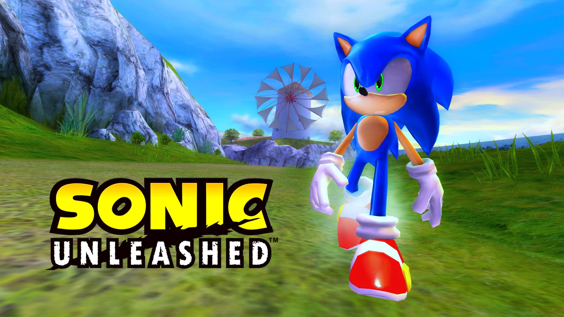 Sonic Unleashed Wii Windmill Isle Day Full HD 1080p