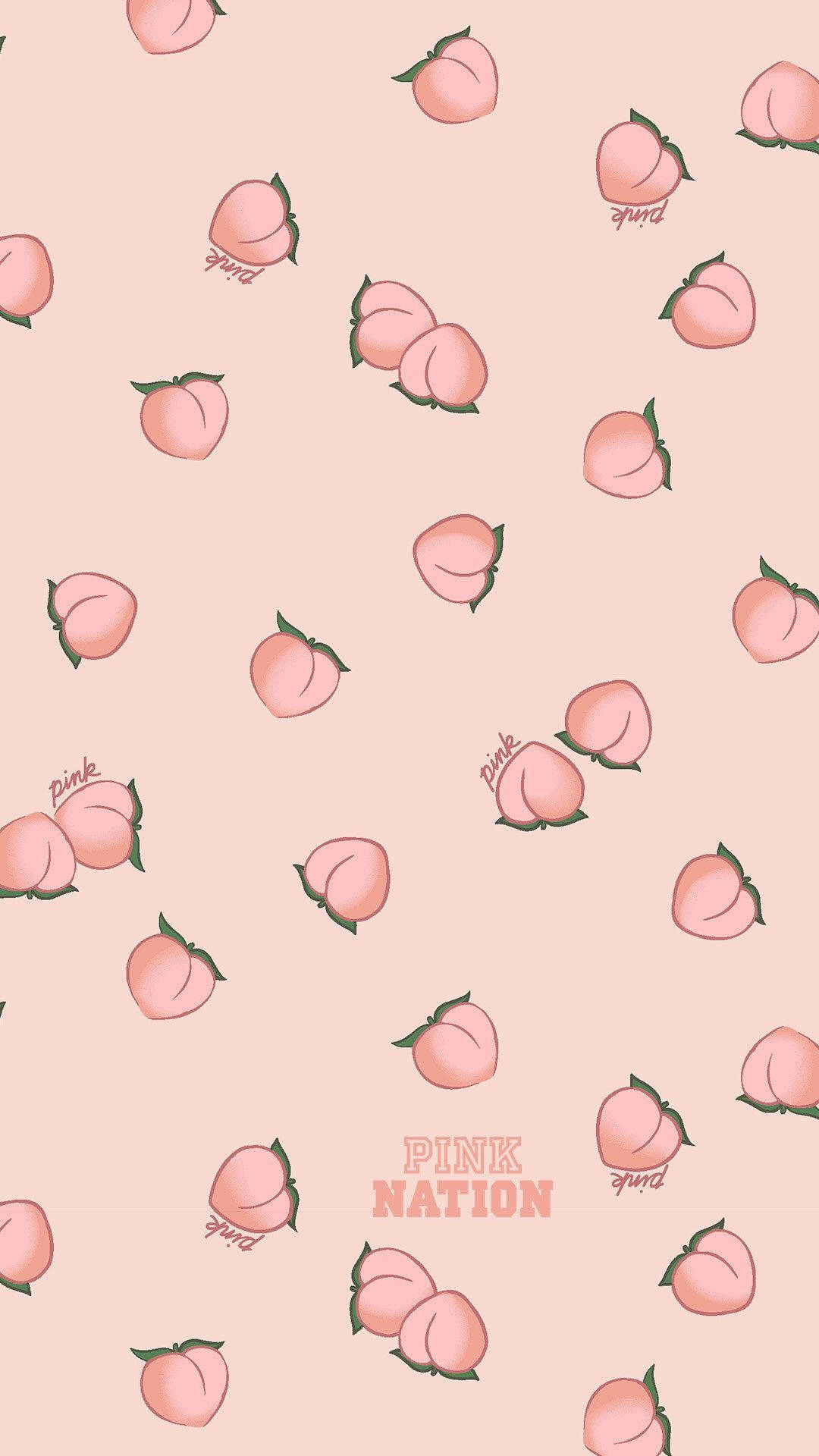 Peach Color Aesthetic Wallpaper