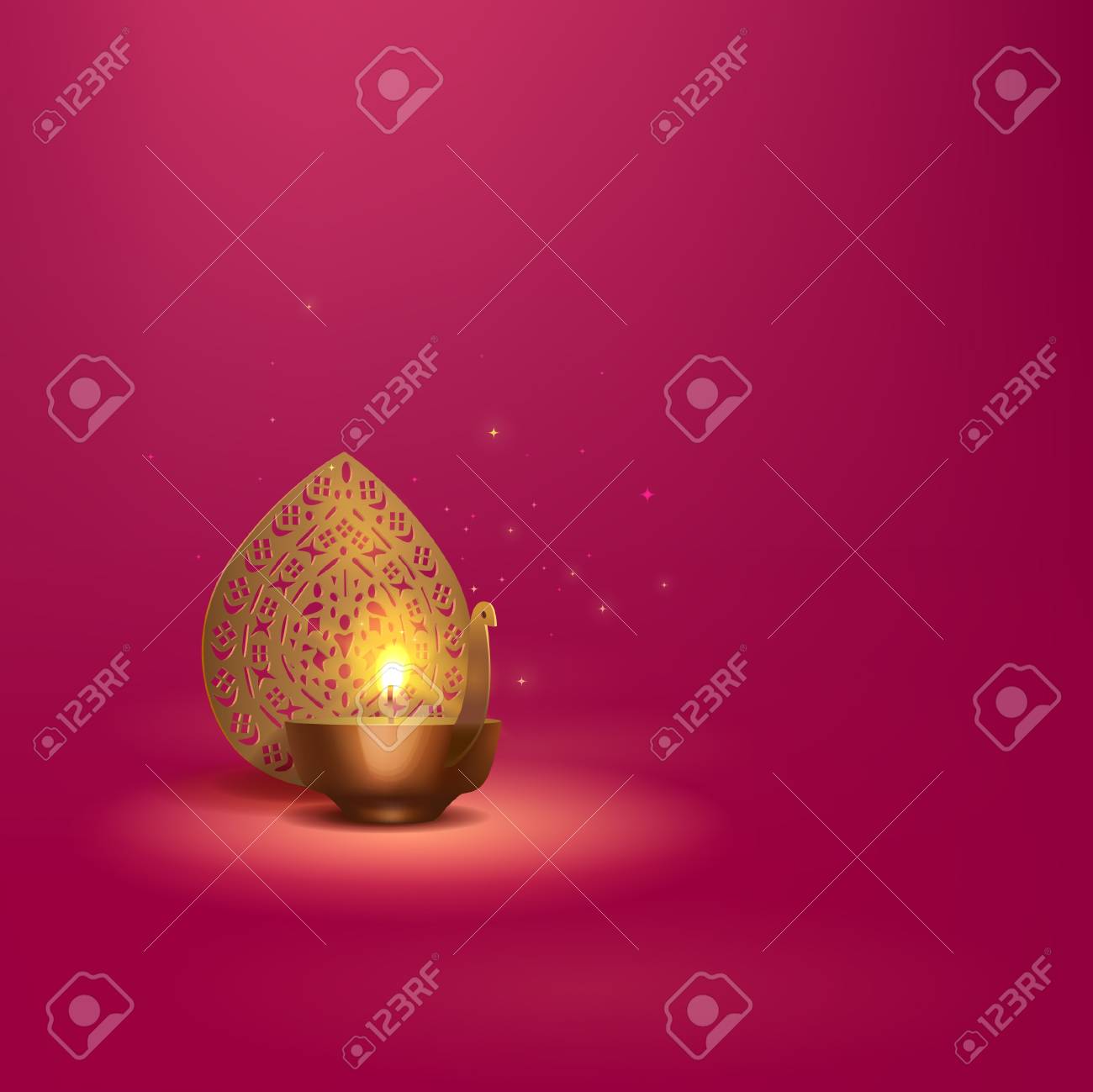 Deepavali Greetings Background Royalty Cliparts Vectors And
