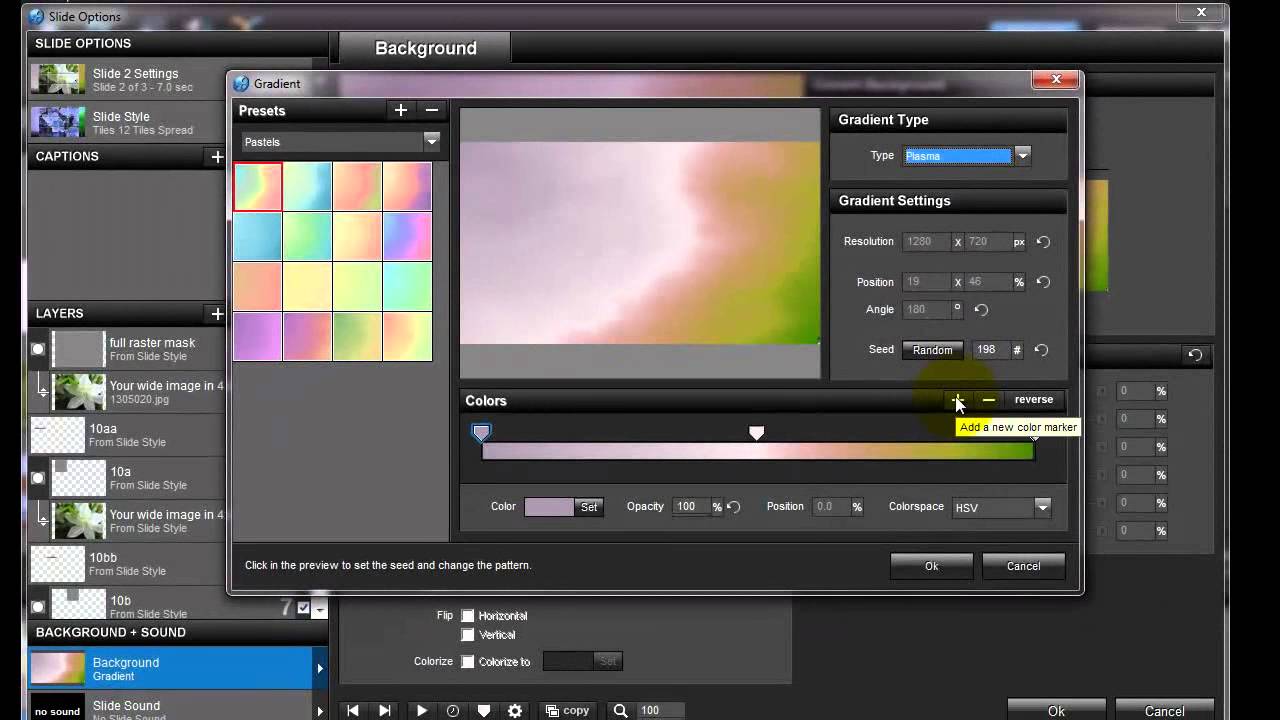 Tutorial Changing Background Colors In Proshow Producer