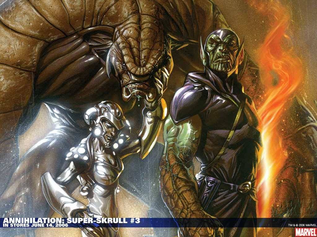 Annihilation Super Skrull Marvel Ics