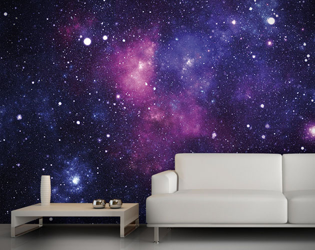 Galaxy Wallpaper For Rooms Grasscloth