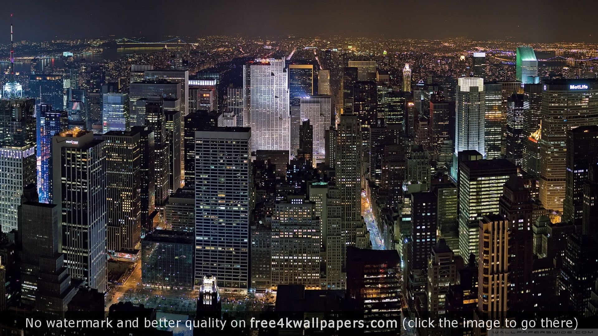 New York City Skyline At Night wallpaper HD Wallpapers