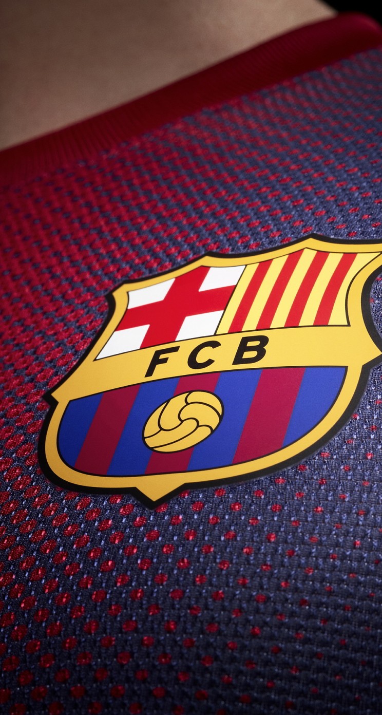 Fc Barcelona Logo Shirt HD Wallpaper For iPhone 5s
