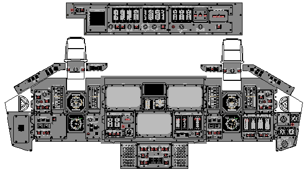 spaceship control panel poster
