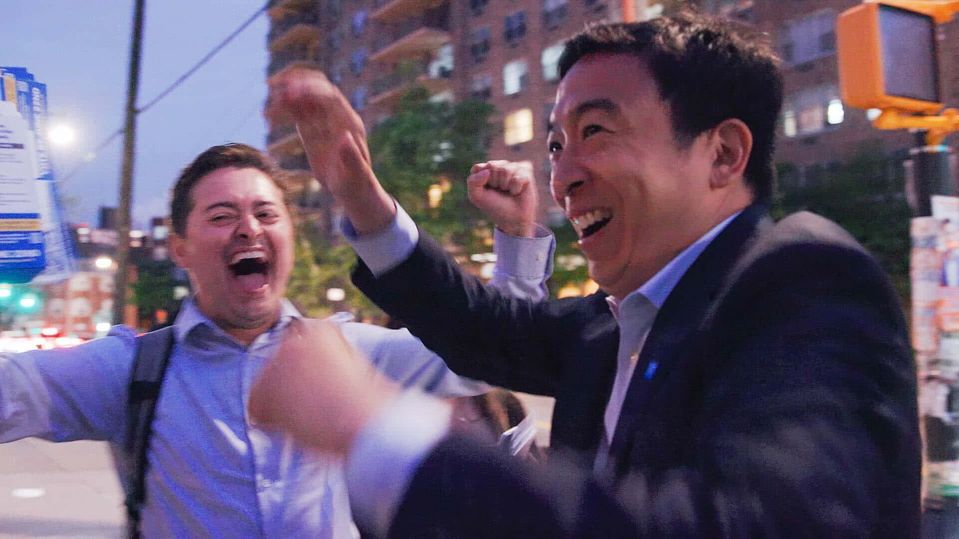 Andrew Yang Quote On Tv Wallpaper