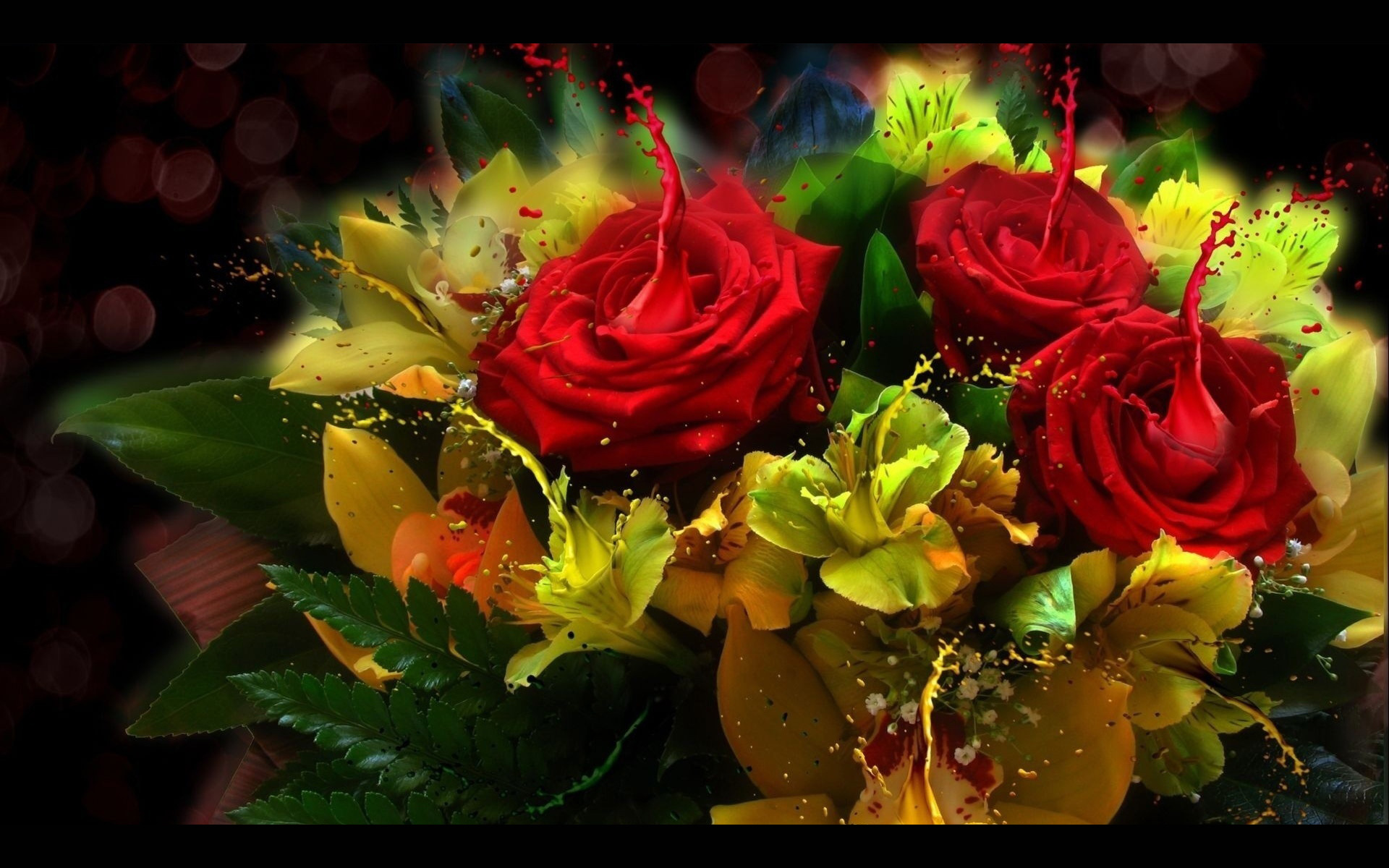 Beautiful Rose Bouquets Puter Desktop Wallpaper