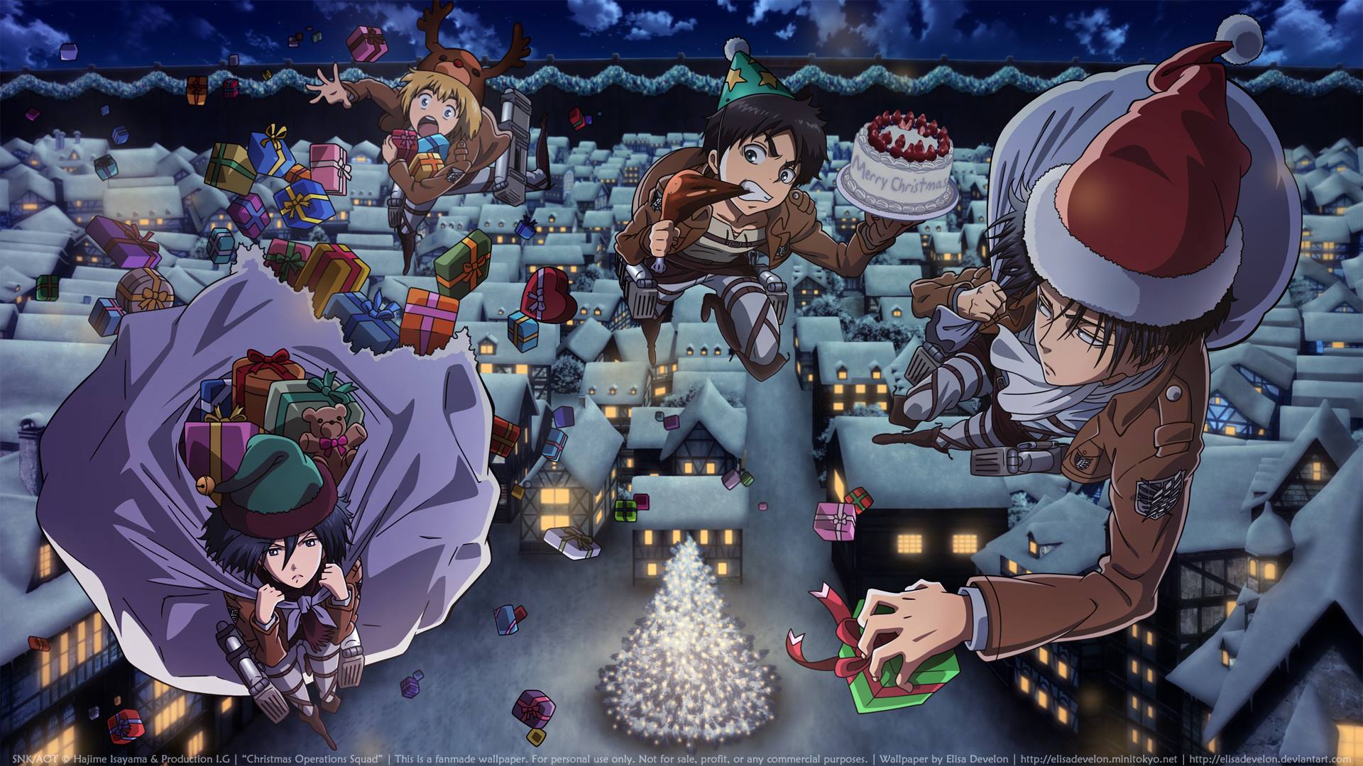 Attack On Titan Wiki Merry Christmas Eve S T