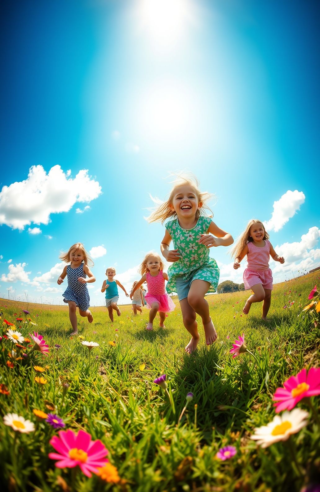 Barefoot Kids Wallpaper