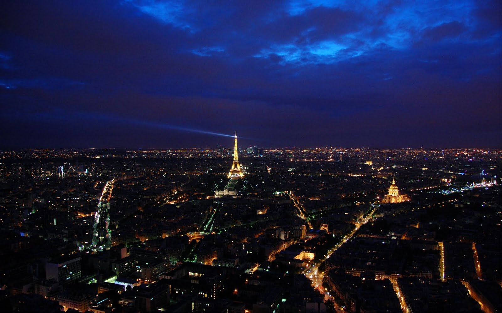 Paris City Of Night HD Desktop Wallpaper