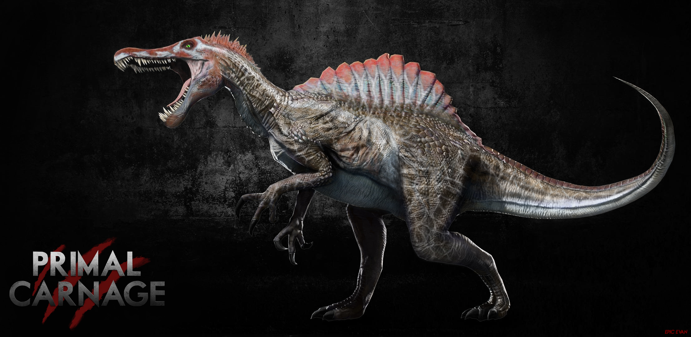 Primal Carnage Reskin Jpiii Spinosaurus By Gandalf The Ghey On