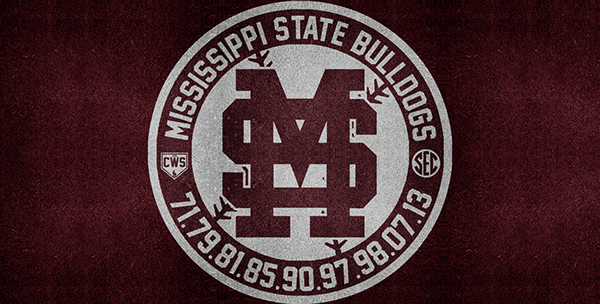 Mississippi State Bulldogs Baseball College World Series Roundel