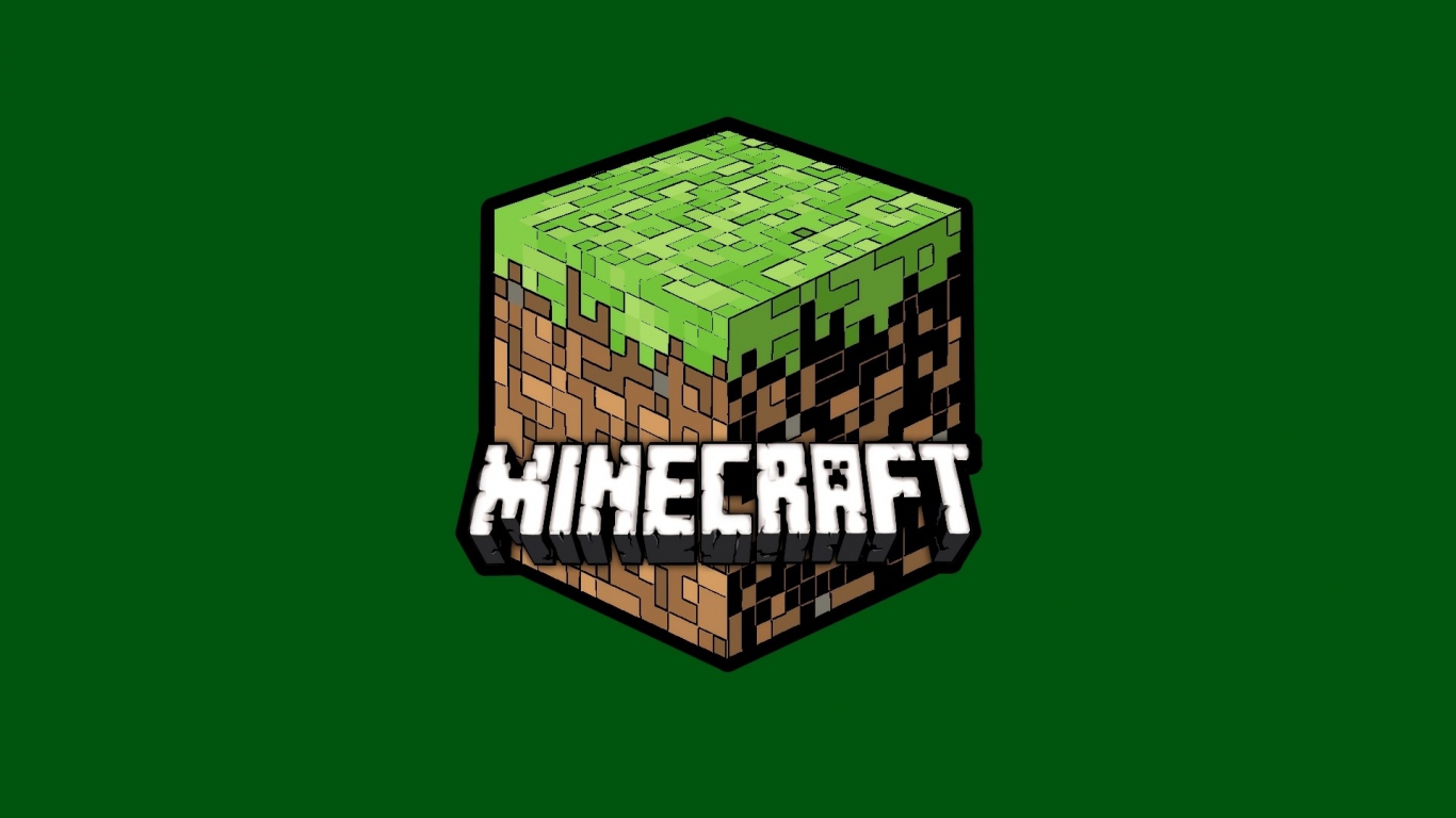 Wallpaper Minecraft Cube Ground Name Font Laptop