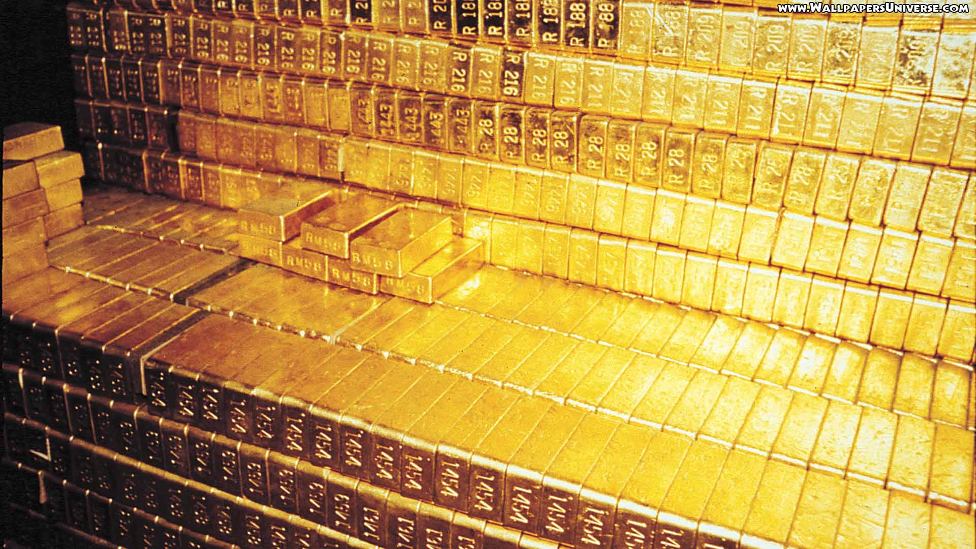 Gold Bars Wallpaper HD