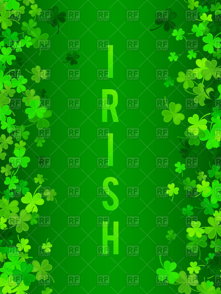 St Patrick S Day Background Vector Image Of Background Textures