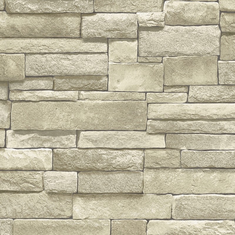 Stone Wall Wallpaper Slab Textured