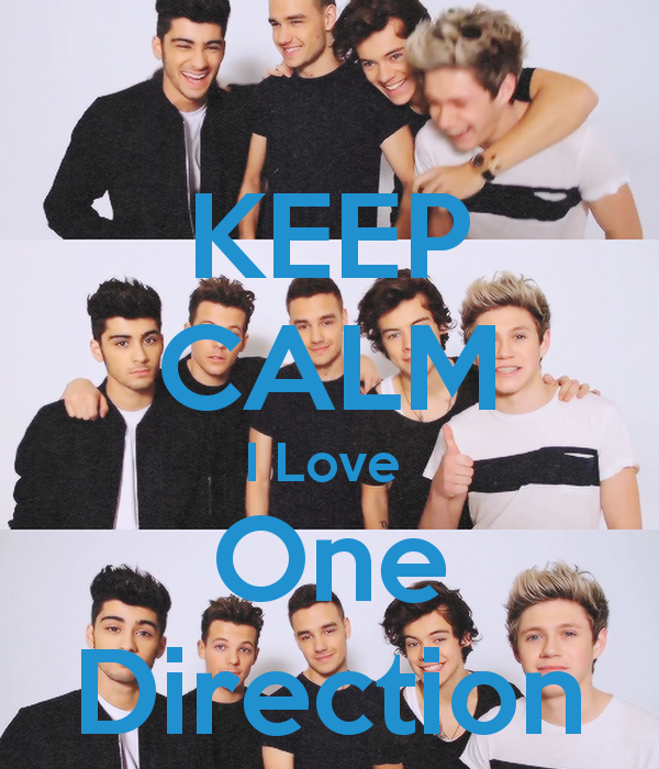 Keep Calm I Love One Direction And Carry On Image
