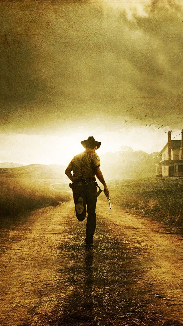The Walking Dead Carl iPhone Wallpaper