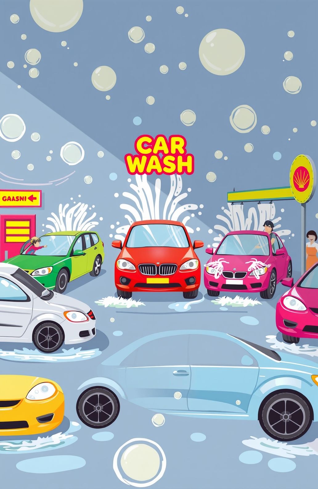 Car Wash Wallpaper