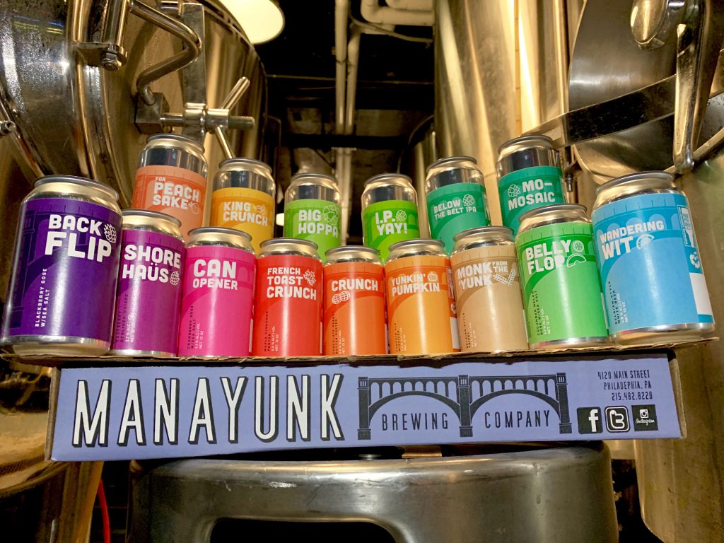 Manayunk Brewing Announces Rebrands Can Packaging Releases