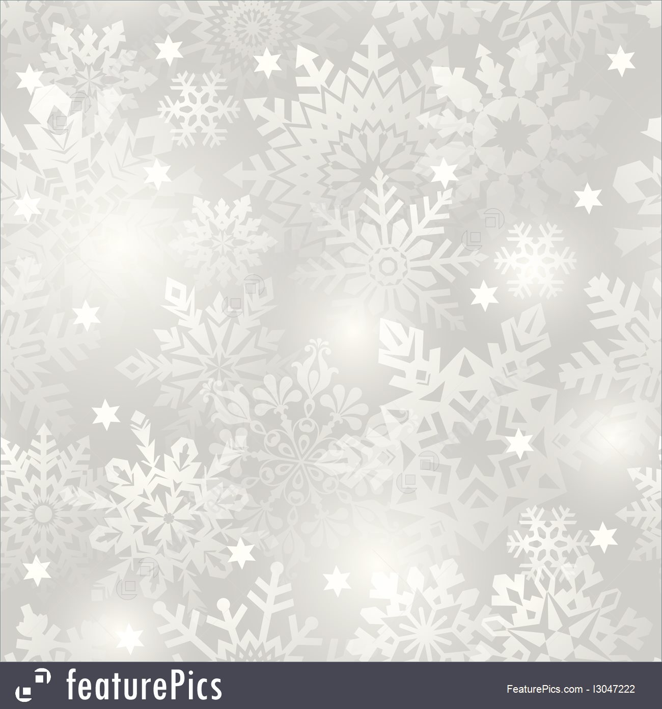 Snowflake Seamless Background