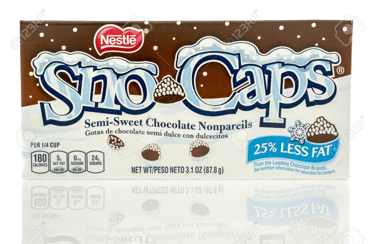 Winneconne Wi July Box Of Nestle Sno Caps On An